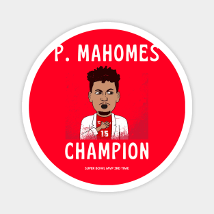 PATRICK MAHOMES 3RD MVP KC CHIEFS Magnet